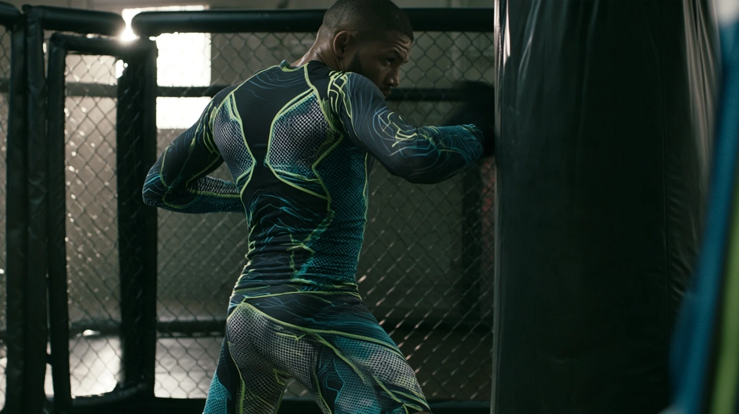 MMA & sports de combat : tenues de sport personnalisées en situation.