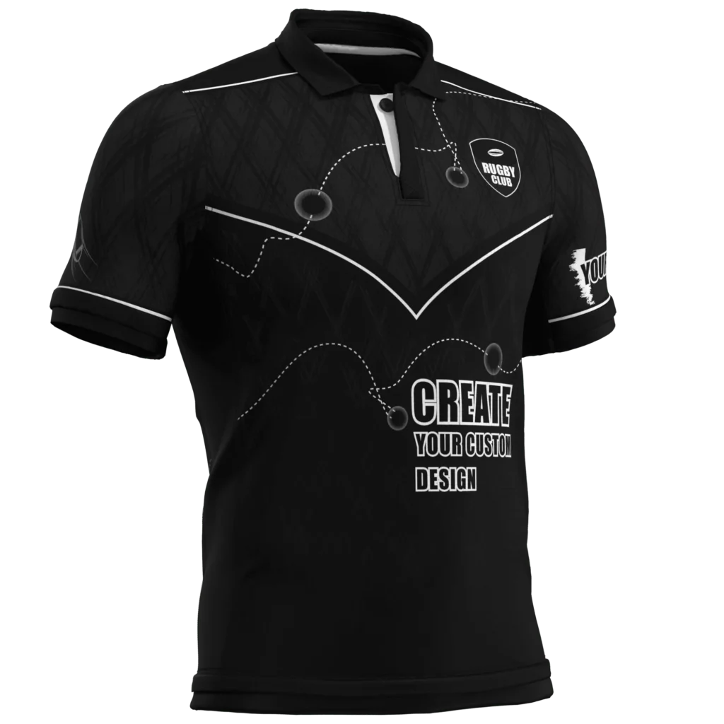 Create a personalised rugby shirt for a unique identity